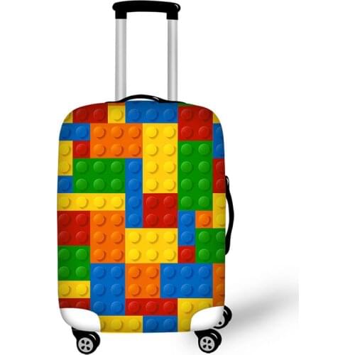 Good looking pattern travel accessories suitcase protective covers 18-30 inch elastic luggage dust cover case stretchable bag