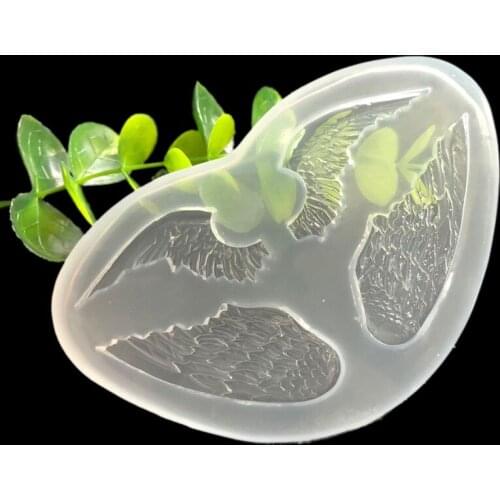 Wings mirror drop glue mold decoration tools 16469