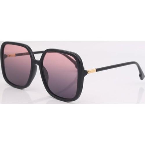 Square women sunglasses gradient lens utra light