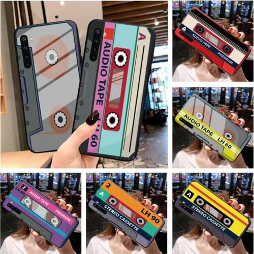 Fashion Cassette Tape Phone Case for Xiaomi Mi Note 10 Lite Mi 9T Pro xiaomi 10 10 CC9 Pro