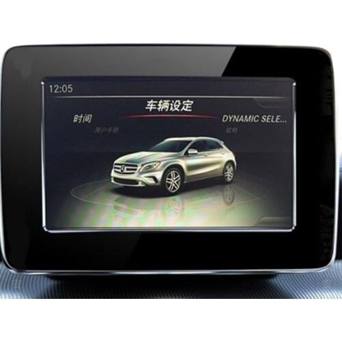 Interior Car Center Console Touch Screen Sticker Scratch Resistant Panel Protector for c.class GLC Adhesive Film F19A