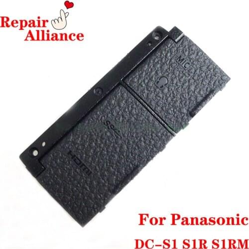 New Original Left Side Shell USB MIC HDMI Door Cover Cap Rubber Repair Parts for Panasonic Lumix DC-S1 S1 S1R S1RM Camera