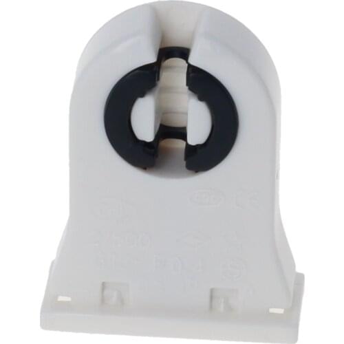 Othmro 10pcs/lot Plastic Lamp Holder for T8 G13 Fluorescent Light LED Socket Lamp Base AC 500V 2A G13-F04 T8 Light Tube