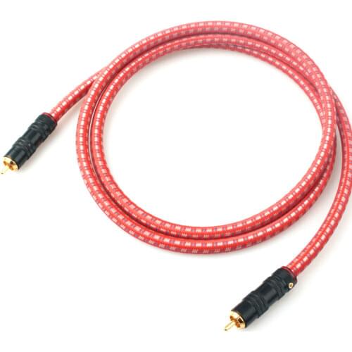 Liton Silver Plated Digital Coaxial RCA Audio Subwoofer Cables