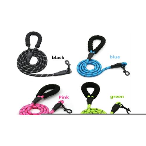 Luminous Beautiful 1.5M Nylon Safety Buckle Dog Pet Leash High Quality 02