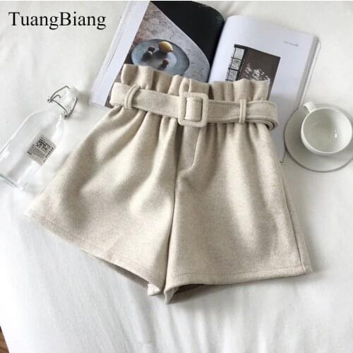 TuangBiang Women's Wool Shorts