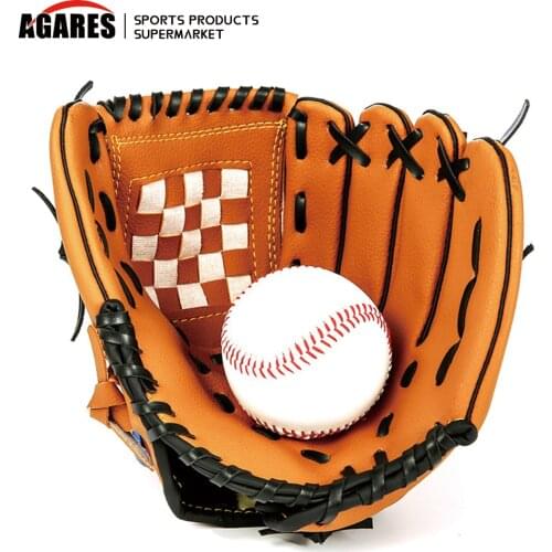 Outdoor Sports Three Colors Baseball Gloves Softball Practice Equipment Size 9.5/10.5/11.5/12.5 Left Hand for Adult Man Woman