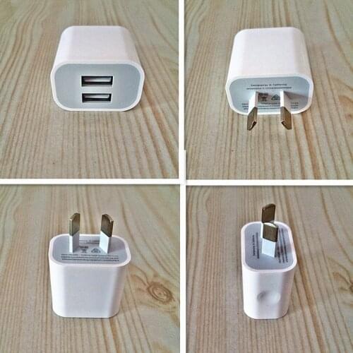 NOTOW Dual interface USB Power Adapter 5V 2A Australia New Zealand AU Plug Wall Charger For iPhone for Samsung Smart Phone