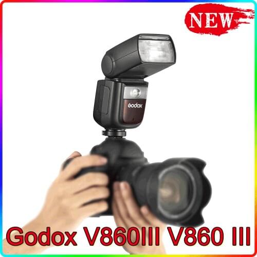 Godox V860III V860 III E-TTLII HSS 1/8000 2.4G Li-ion Battery Speedlite Flash For Fuji Olympus Panasonic Sony Canon Nikon Pentax