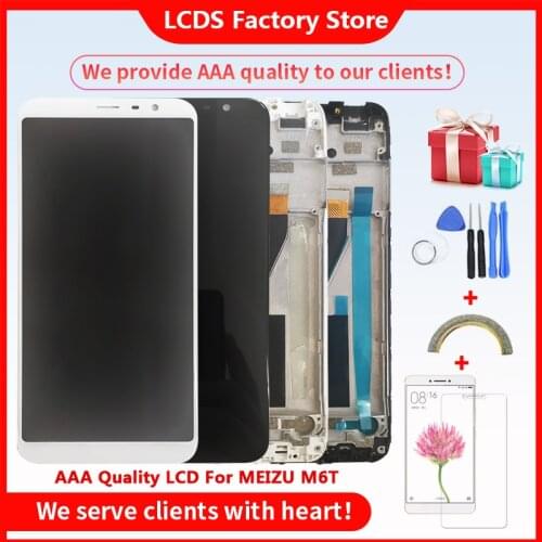 5.7" AAA Quality LCD For MEIZU M6T Lcd With Frame Display Screen Touch Screen For MEIZU M6T LCD Display Screen