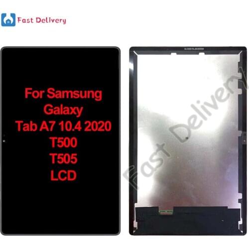 For Samsung Galaxy Tab A7 10.4 2020 T500 T505 LCD Display Touch Screen Digitizer Assembly Replacement Accessory 100% Tested