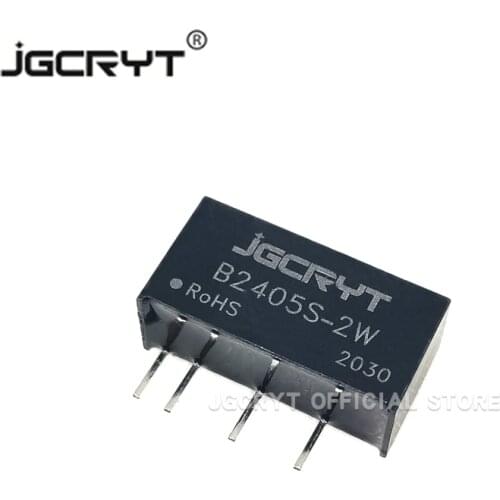 2Unids/lote B2405S-2W 24V to 5V isolated DCDC step-down power supply module 2W 24V input 5V output