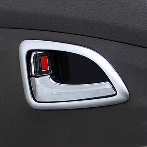 4pcs For Hyundai Ix35 2010-2015 Inside door handle decorate frame