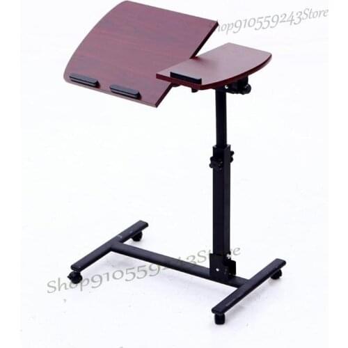 Home Lazy Bed Laptop Desk Movable Lifting Folding Simple Desk Bedside Small Table Rotating