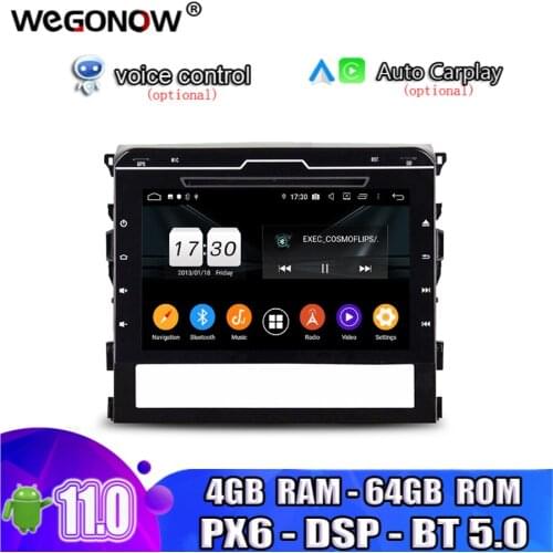 DSP 9" IPS TDA7851 Android 10 For Toyota Land Cruiser 2016 4GB RAM 64GB ROM Car DVD Player Wifi Bluetooth5.0 RDS Radio GPS Map