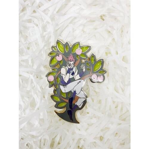 HunterxHunter Killua Enamel Pin 5cm Metal Badge Button Brooch Pins Collection Medal Pendant Souvenir Gift