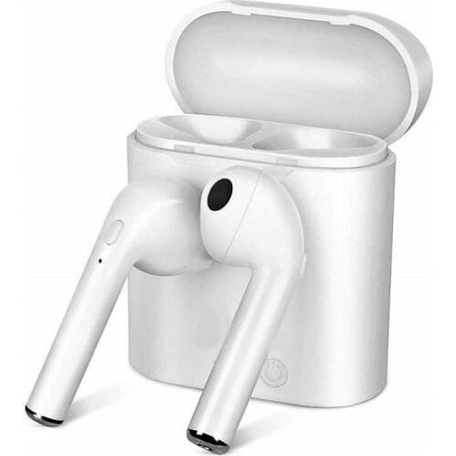 I7s TWS 5.0 Wireless Bluetooth Headphone for Micromax Canvas Tab P701 Tablet Earphone Music Earbud Charging Box