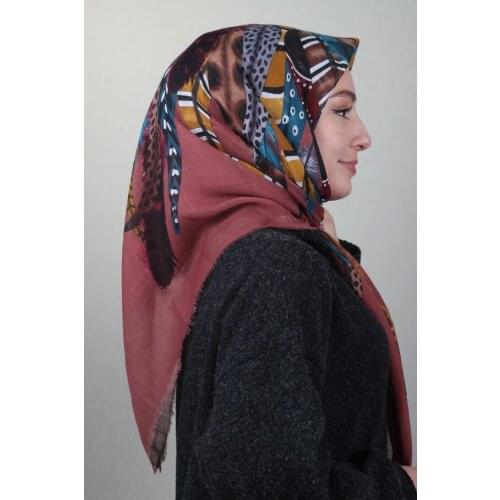 CASHMERE COOL LINEN FLAMLI SCARF DESEN-44 - RENK-14