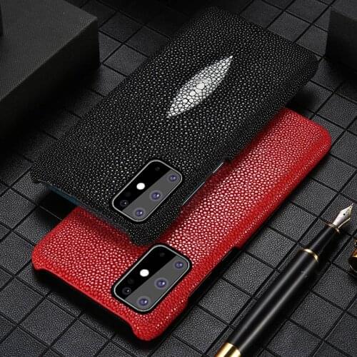 Leather Case For Samsung S11 S11e Plus A50 A30 A70 S10e Genuine Stingray Cover For Galaxy Note 10 Plus A7 A8 2018 A9