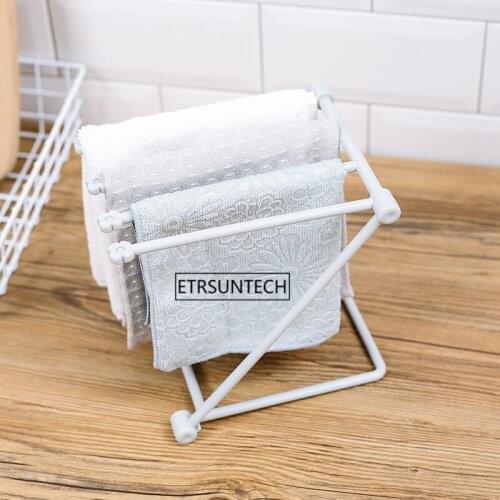 Kitchen Organizer Towel Rack Hanging Holder Bathroom Cabinet Cupboard Hanger Shelf For Kitchen Supplies Accessories