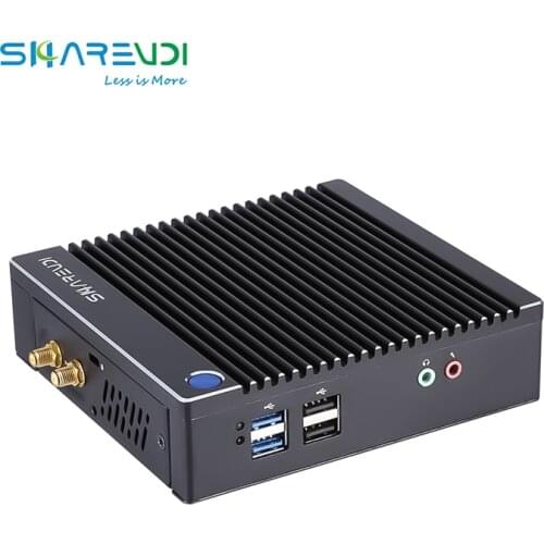 Windows 10 Pro Mini PC Intel Celeron Dual-core 2.16GHz Micro Computer 4GB RAM 64GB mSATA WiFi BT 4.0 Dual HDMI Gigabit Ethernet