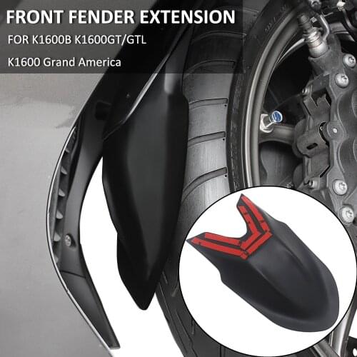 NEW Motorcycle Black Front Fender Extension FOR BMW K1600GT K1600GTL K1600 GT GTL B K1600B K 1600 Grand America