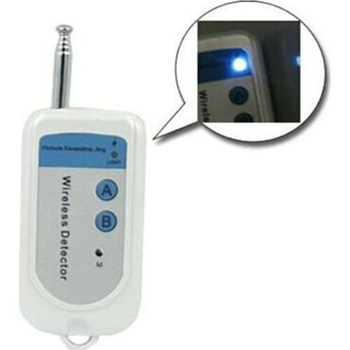 Portable Detector Smallest Size Wireless RF Signal Spy Camera Bug Detector Tracer Surveillance Ghost Detect White