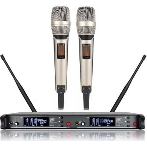 Bolymic professional wireless uhf microphone Long Range karaoke cordless microphone vocal handheld mic For school Theatre stage
