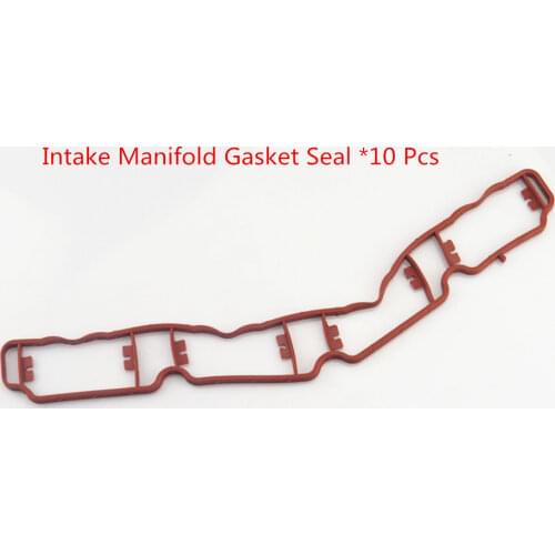 HONGGE 10 Pcs 2.0T Intake Manifold Gasket Seal For Golf Passat Beetle A4 A6 Q3 Q5 TT 06F129717D 06F 129 717D 06F