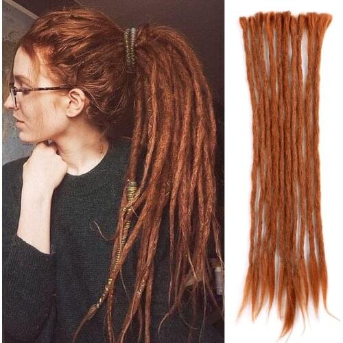 Handmade Dreadlocks Hair Extensions Reggae Hair Hip-Hop Style Faux Locs Crochet Hair Crochet Braids for Women