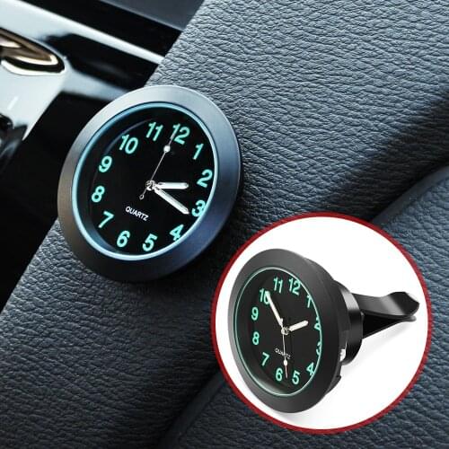 Luminous Quartz Clocks Car Air Outlet Decoration for Lada Granta Kalina 2 1 Priora Vaz Niva Largus 2110 2114 4x4 Xray
