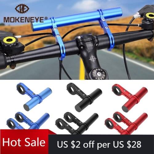 10/20cm Bicycle Handlebar Extender Mountain Bike MTB Handlebar Expander Bike Cycling Mount Headlight Bracket Holder Accessorie