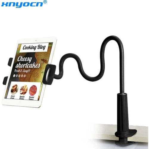 Xnyocn Universal Long Arm Tablet Phone Stand Holder For Samsung Ipad Pro Kindle 4 To 11.0 inch Lazy Bed Desk Tablet Stand Mount