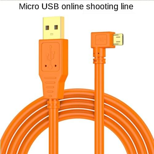 Micro USB tether shooting camera cable for Sony A7R3 A7R2 A7M3 A7M2 A6400 camera connect to computer high speed cable