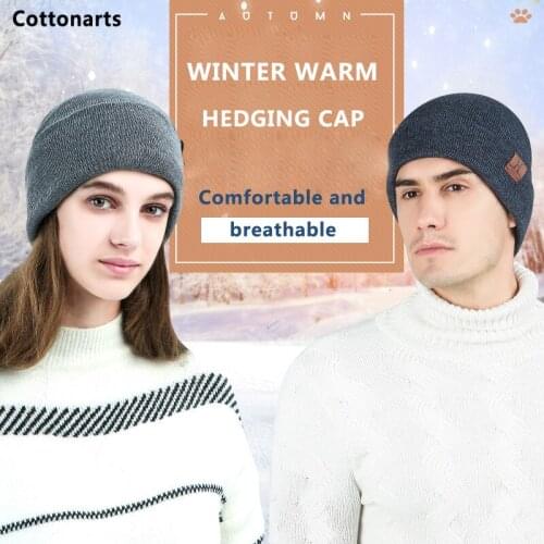 Winter Hat Fashion Letter H Leather Label Casual Beanies for Men Women Warm Knit Soft Elastic Skullies Hat Windproof Hedging Cap