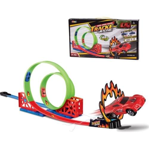14PCS High Speed Racing Car High Speed Competition Car Track Toy Children Day Gift For Kid Model
