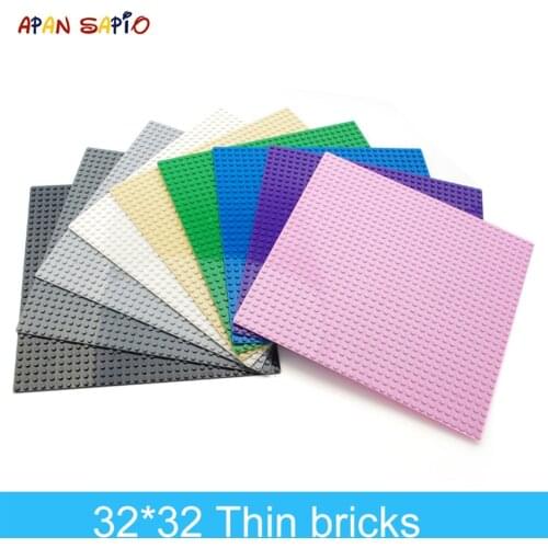 DIY Building Blocks Baseplate Figures Bricks 32x32 Dots Educational Creative Size Compatible With lego Toys for Children