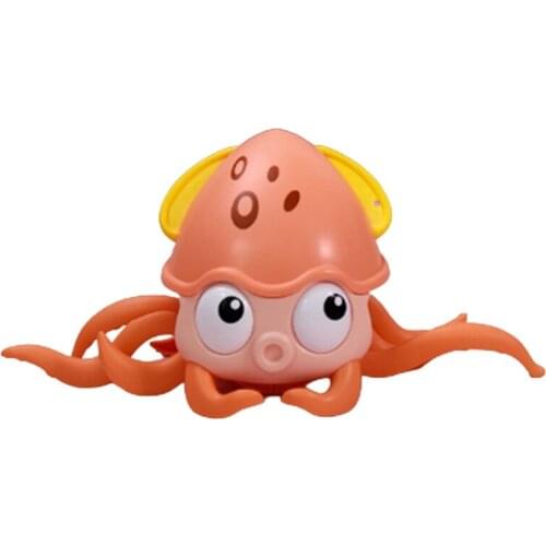 Kids Bath Toy Octopus Interactive Bath Toy Towed on Land and in Water Clockwork Bath Toys Beach Bath Toys Bathtub Toy