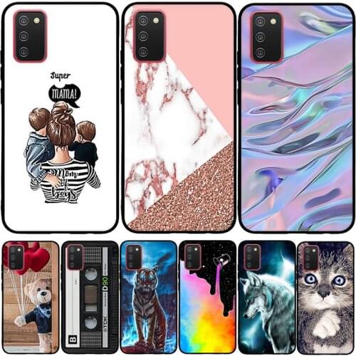 For Samsung Galaxy A02s A12 A32 A52 A72 5G SM-A025F SM-A125F SM-A326B SM-A526B SM-A726B Case Cover Soft TPU Marble Funda Capa