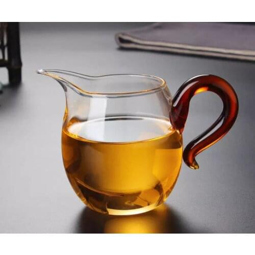 Elegant Fair ( Gongdao) Mug Made of Heat-resistant Glass microwavable safe teaware gift health Kung fu tea pot
