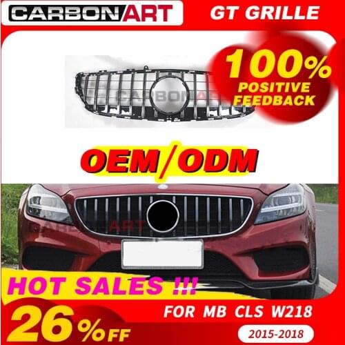 GT Grill For MB CLS Class W218 Facelift Sedan Auto Front Grille 2015-2018 CLS300 CLS350 CLS450 CLS500 Grille