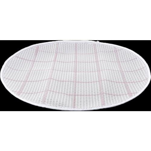 Latch Hook Rug Canvas Cushion Tapestry Rug Craft DIY Crafts 38cm/15in White