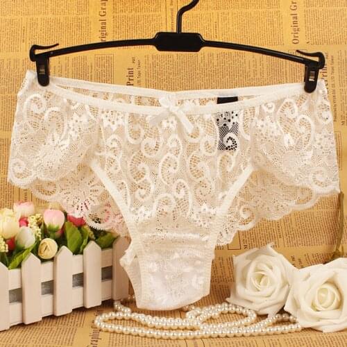 Lace Flower Womens Sexy Lingerie Thongs G-string Underwear Panties Briefs Ladies T-back