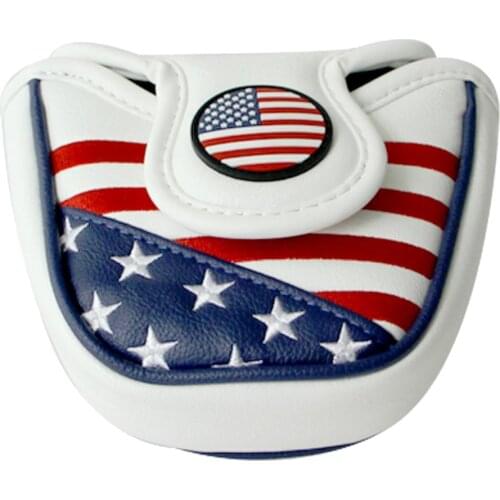 Square Golf Putter Head Covers Headcover with Magnetic Closure for Most Brands Blade Waterproof & Long Lasting Golf Accessories