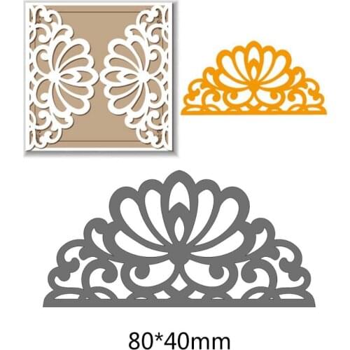 Heart Frame Metal Cutting Dies Stencil Flower Pattern DIY Scrapbooking Die Cuts Album Paper Cards Embossing Crafts