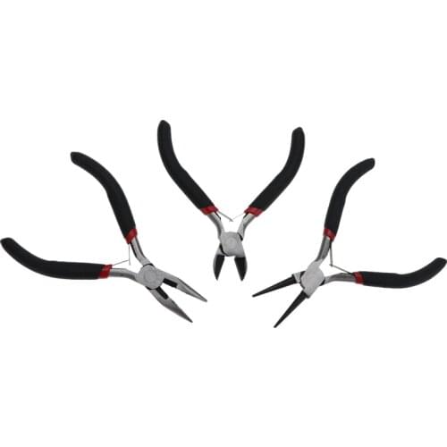 Mini Diagonal Pliers Handmade DIY Tools Mini Pliers with Black Handle 5-inch Cutting Pliers Multi-function Manual Pliers Needle