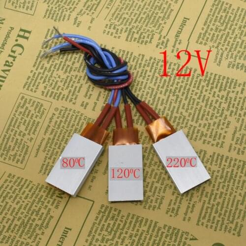 1 pcs Heating Element Hair Dryer Accessories Curlers Heater 80-220 Degrees Celsius Ptc Heaters 12V Applicable Miniature Heating