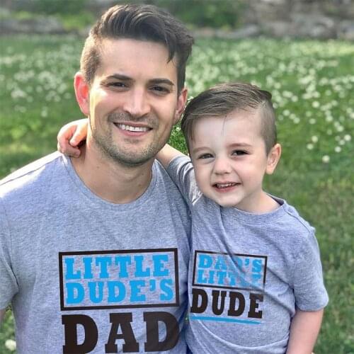 Family Matching Clothes Father Son T-shirt Kids Baby Parent-child T-Shirt Short Sleeve Tops Dad Boy Summer Clothing Man Tshirt