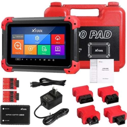Original XTOOL X-100 Pad X100 Pad Auto Key Programmer with EEPROM Adapter Free Update Via Official Website