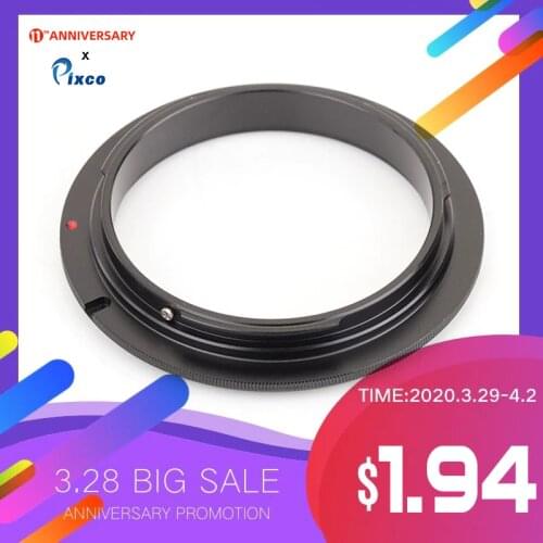 Pixco 52mm-77mmLens Macro Reverse Adapter Ring Suit For Canon EOS 60D 50D 40D 30D 100D 760D 750D 700D 650D 600D 550D 500D 450D